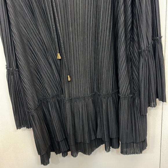 Free People I can’t help it pleated short black dress XS - Picture 5 of 8